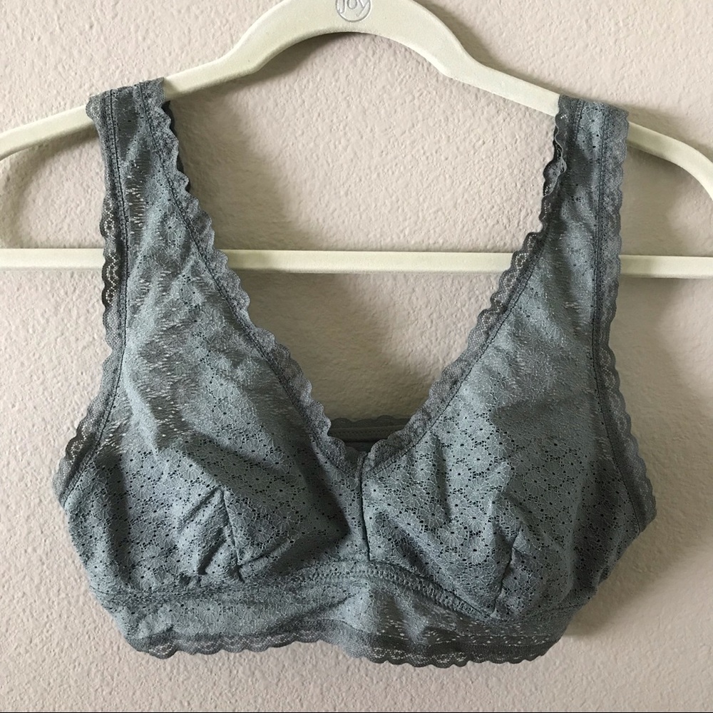 Aerie Sage Olive Lace Bralette